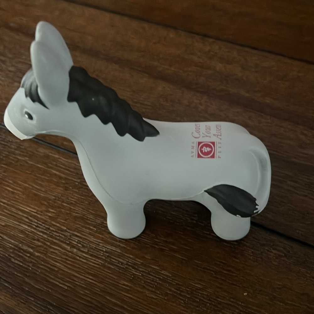Gray Donkey Stress Foam Toy - Picture 2 of 2